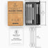 Reusable Q-tips Ear Swab and Makeup Swabs Kit with 4 Silicone Swabs and 1 Case for Ears, Baby, Beauty (Black, 4Swabs