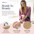 MainBasics Dry Brushing Body Brush for Lymphatic Drainage, Cellulite, Blood Circulation with Natural Bristles