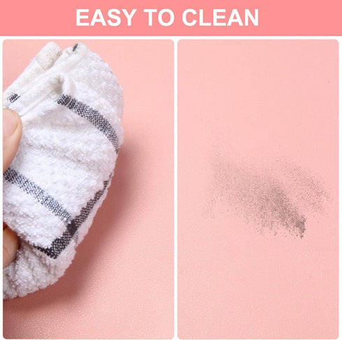 Makeup Mat for Vanity, Waterproof and Dust-Resistant Desk Protection, Ideal for Makeup Tables (15.7"X31.5", Pink)
