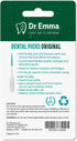 Original Dental Picks Mint, Soft Rubberized Tooth Picks, Easy to Use, 100Ct/Pack, 2 Packs (200Ct Total)