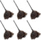 Natural Ostrich Feather Duster, 14.9 Inch Fluffy Mini Dusters, 6 PCS for Cleaning