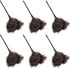 Natural Ostrich Feather Duster, 14.9 Inch Fluffy Mini Dusters, 6 PCS for Cleaning