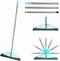 Magic Broom Squeegee, Rotatable Extendable Pet Hair Remover for All-Surfaces with 50" Handle