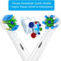 Schallcare 7000/Pro 1000/9600/ 5000/3000/8000/ 16 Replacement Toothbrush Heads Compatible with Braun Oral b and Smart