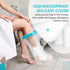 100% Waterproof Adult Cast Covers for Shower Leg, Reusable 28" Long, Easy to Wear, Post Surgery
