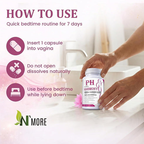 Nature's Harmony 30 Count 600 100% PURE PLANT HOME Boric Acid Suppositories mg Pure Made in USA