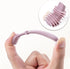 Moonkie Baby Finger Toothbrush Kit, 3 Pcs Oral Cleaner for 3 Months + (Blush/Pale Mauve/Blush)