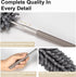 Loulicia 2pcs Microfiber Feather Duster for Cleaning,Sheneyron Washable Dusters,with Replaceable Microfiber
