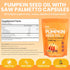PYY 300 Cold-Pressed Pumpkin Seed Oil & Saw Palmetto Softgels | Capsules | Rich in Essential Fatty Acids & Phytosterols