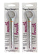 Model T Sweep Stainless Steel Tongue Cleaner, Medical Grade, Wider Cleaning Head, 2 Count, Dishwasher Safe, Reduce Bad