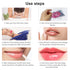 30 PCS Collagen Lip Masks Sheet for Dry Lips, Gel Mask Pack for Moisturizing and Lightening Lip Lines