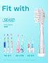Set 4. SG-513 SG-2139 SG-977 SEAGO Kids Replacement Brushes, of Compatible Models (Clear, L)
