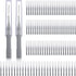Patelai 100 Braces Brushes for Cleaner Interdental Brush, Dental Flossing Head Oral Hygiene Tool (Gray)