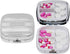 Stephanie Imports Personal Pill Organizers, Set of 2 Square-Shaped Pill Box with