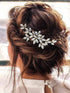 Latious Silver Crystal Bride Wedding Hair Comb, Rhinestone Bridal Hair Clip, Sparkly Gem Hair Accessories for Women and