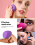 InnoGear Makeup Sponge, 10 Pcs Blender Set, Beauty Cosmetic Foundation Applicator Puff, Multi Colored