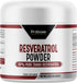 Pure Pharmaceutical Grade Trans-Resveratrol Powder, 1000mg Micronized Vegan Supplement for Healthy Aging
