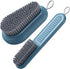 Soft Bristle Cleaning Brush, Laundry Scrub Brush for Clothes, Shoes, Easy Grip Household Tool, Blue