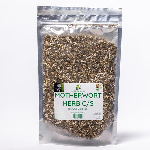 Motherwort Herb C/S - Cut & Sifted, Leonurus Cardiaca, Wildcrafted, 4oz