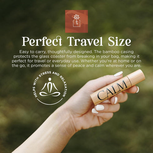 Set 10ml Soulistic Root Calm Essential Oil Chamomile & Clary Sage + Breathe Eucalyptus & Peppermint Roller Aromatherapy