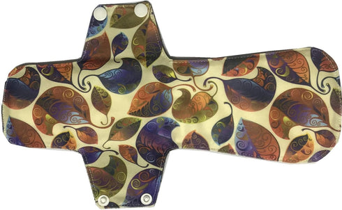 MUMBABY 6pcs 12 Inch (30.5cm) 12inch) Heavy Flow Charcoal Bamboo Mama Cloth/Menstrual Pads/Reusable Sanitary Pads