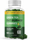 Green Tea Fat Burner Gummies for Weight Loss, Metabolism Boost & Appetite Suppressant with Green Coffee Bean Extract