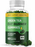 Green Tea Fat Burner Gummies for Weight Loss, Metabolism Boost & Appetite Suppressant with Green Coffee Bean Extract