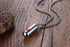 DIB Stainless Steel Medical Alert ID Pill Bottle Pendant Necklace, 20" Free Chain