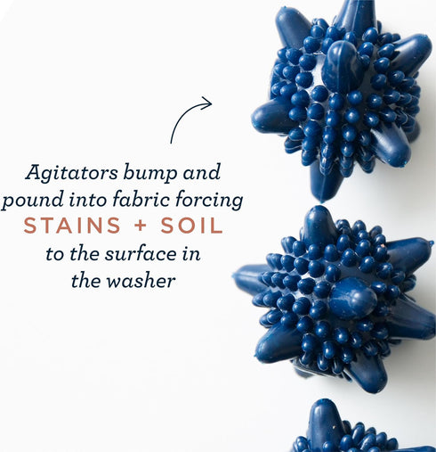 Esembly Agitators, Washer Dryer Balls for Cleaner Softer Laundry, Reusable Eco-Friendly Silicone Laundry Balls
