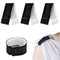 4 PCS Softball Sleeve Ties, Jersey Sleeve Bands with Hook and Loop Fasteners for Shirts (4PCS Black)