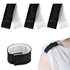 4 PCS Softball Sleeve Ties, Jersey Sleeve Bands with Hook and Loop Fasteners for Shirts (4PCS Black)
