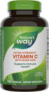 Nature's Way Vitamin C with Rose Hips, 1000 mg per Serving, 250 Capsules