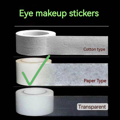 Make-up Tape, Face Practice Make-up Tape, Eye Shadow Tape, Eyeliner Tape, Eyelash Extension Tape, Bandage for Lash