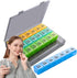 HGIYA Family First Aid Box Portable Medicine Chest Storage Cabinets Organizer Medication - Pills Organiser Weekly