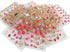 Lips Nail Stickers for Valentine's Day, 3D Gold Nail Decals Foils for Heart Red Lip Self-Adhesive Nail Design