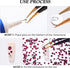 Purple Flatback Rhinestones, Glass Rhinestones for Nail Art and Craft, Loose Crystal Gemstones (SS20, 2880pcs,
