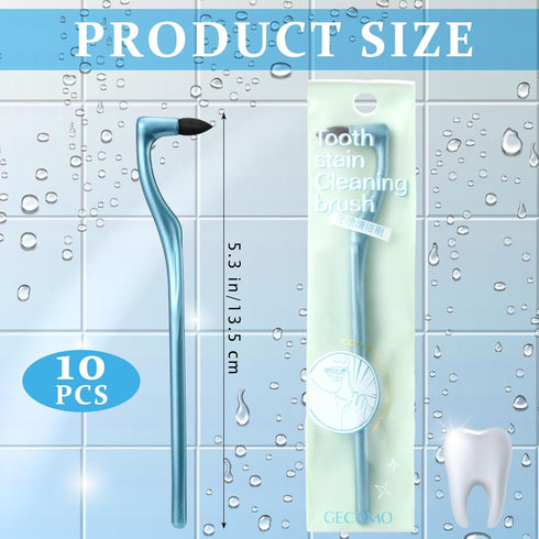 10 Pcs Dental Tools Gum Stimulator Rubber Tip Plaque Remover for Cleaning Teeth Tartar