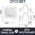 Mouth Guard for Grinding Teeth, Sleep Night Guard, Teeth Bruxism Protection, 2 Set with Travel Case