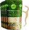 Unflavored Dental Floss Picks, Biodegradable Plastic Free Tooth Flosser for Adults & Kids, Natural Vegan