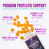 Nature’s Acidophilus Probiotics for Women & Men Gummies, 5 Billion CFU, 6 Strains, Orange Flavor - 60 Gummies