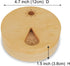 Set 2 2 7-Day AM&PM of Wood Weekly Pill Organizer for Medicine Vitamin Times a Day,Arthritis Friendly Pill Box Medium