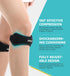 HiRui Patella Tendon Knee Straps with Gel Pad, Knee Brace Support for Running, Hiking, and Pain Relief