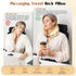 Neck Massager Pillow with Heating,Portable Heated Kneading Massage Cushion Pillow,Cordless Shiatsu Neck Massager