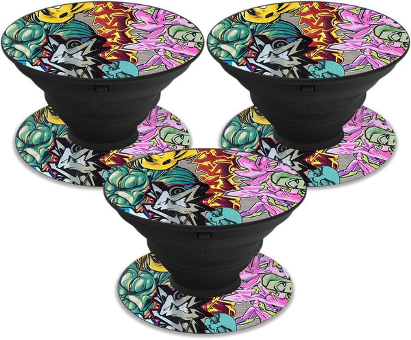 MightySkins Skin for PopSocket - Graffiti Wild Styles | Unique Vinyl Decal Wrap Cover | Easy to Apply, Remove, Change