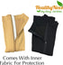 HealthyNees 2 Set 20-30 mmHg (2 4X-Large) Open Toe Compression Leg Calf Swelling Zipper Sock Pairs Beige