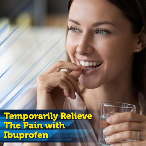 Timely Ibuprofen 200mg 1000 Tablets – Pain Relief Tablets and Fever Reducer for Headache, Menstrual Pain, Body Aches