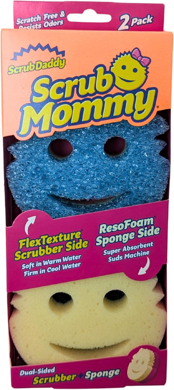 Scrub Daddy Scrub Mommy Cleaning Sponges - Dual Sided Non Scratch Sponge