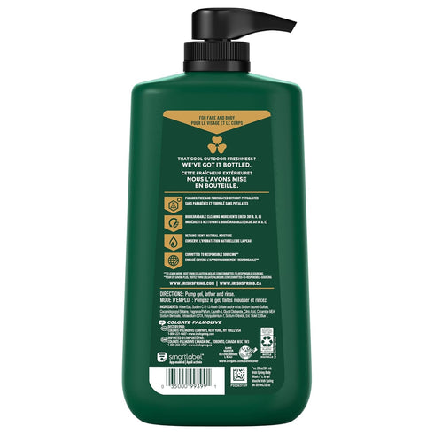 Irish Spring Men's Body Wash, Moisture Blast, 30 Oz Pump Bottle, Feel Fresh All Day