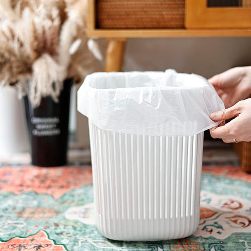 4 Gallon Small Trash Bags, 250 Count, Unscented, Transparent, Durable for Bathroom, Kitchen, Office, Bedroom