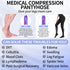women,20-30mmHg Medical Compression Pantyhose for Graduated Tights,Opaque Closed Toe Compression Stockings,High Waist